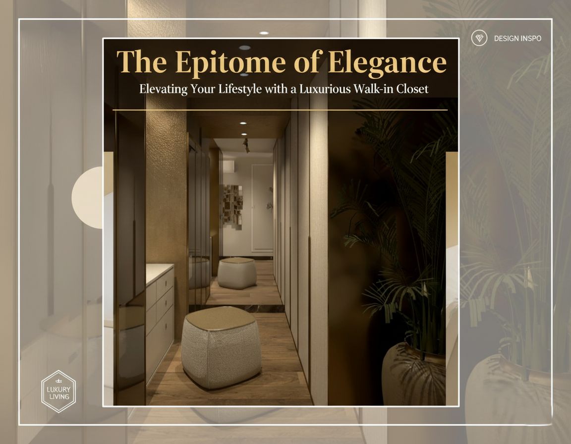 The Epitome of Elegance: Elevating Your Lifestyle with a Luxurious Walk-in Closet